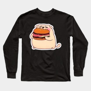 Beefy Bites the Pug Long Sleeve T-Shirt